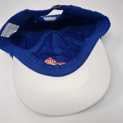 Saratoga NYRA Slideback Hat Blue OSFA Solid Adjustable Embroidered