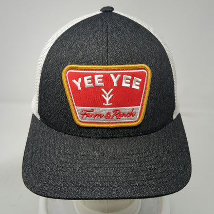 Pacific Headwear Trucker Hat Black One Size Yee Yee Farm & Ranch Mesh Snapback