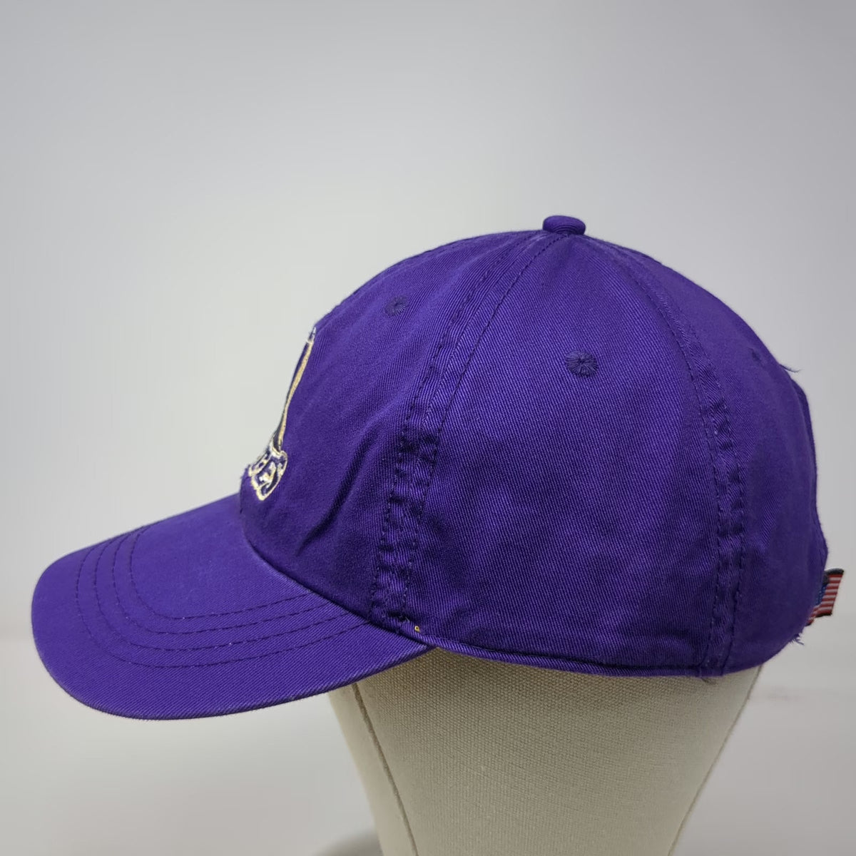 Cobra College of Idaho Yotes Purple One Size Hat Slideback Yellow Underbrim Logo