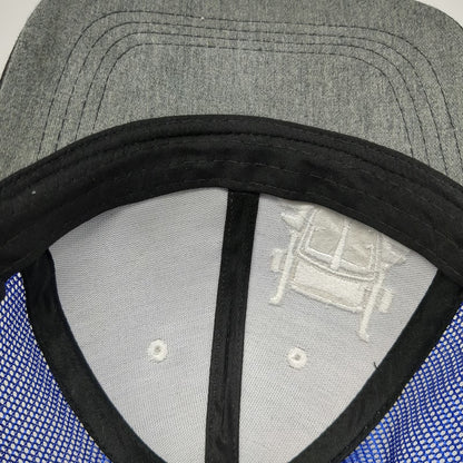 360 Apparel Trucker Hat Gray Blue One Size Kenworth Sales Truck Mesh Back