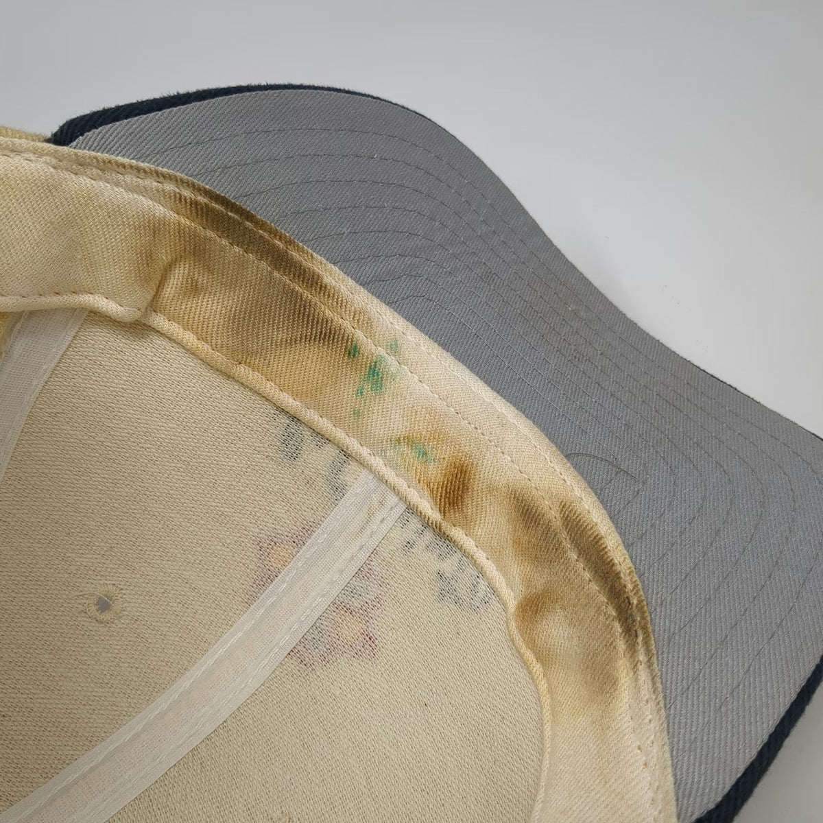 New Era Baseball Cap Beige Blue One Size La Quinta Golf Leather Slideback Hat