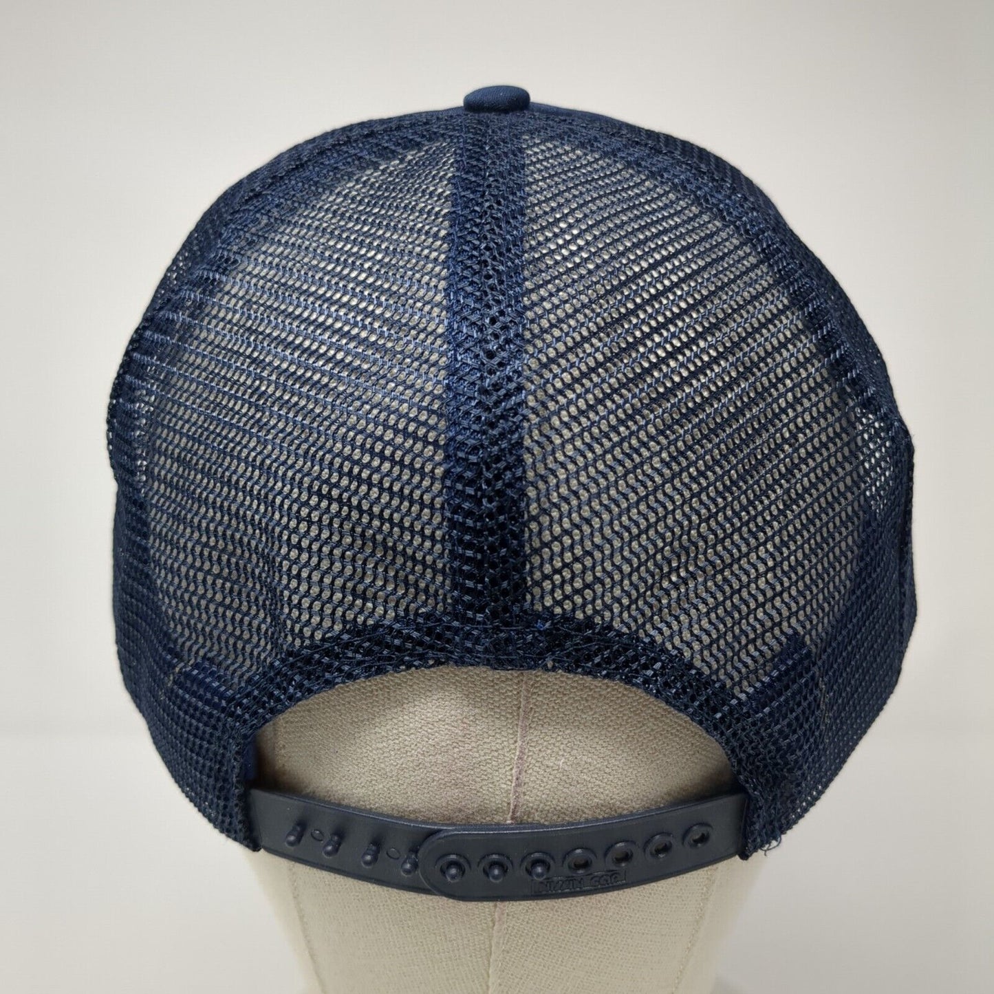 Maywood of Oregon Snapback Rope Trucker Hat Blue One Size Mesh Back