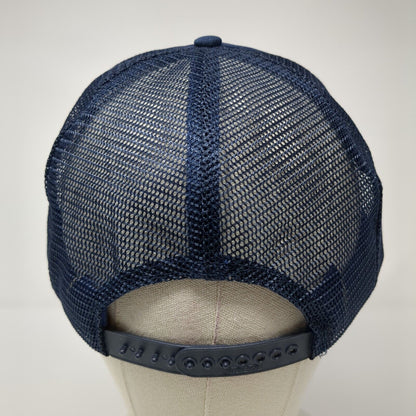 Maywood of Oregon Snapback Rope Trucker Hat Blue One Size Mesh Back