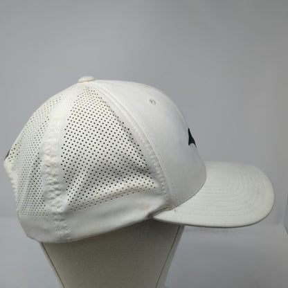 Mizuno Baseball Cap White Gray One Size Flexfit 110 Perforated Strapback Hat