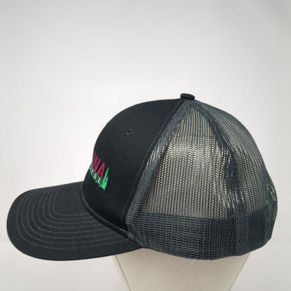 Kuna Dental Snapback Trucker Hat Black One Size Mesh Back Port Authority