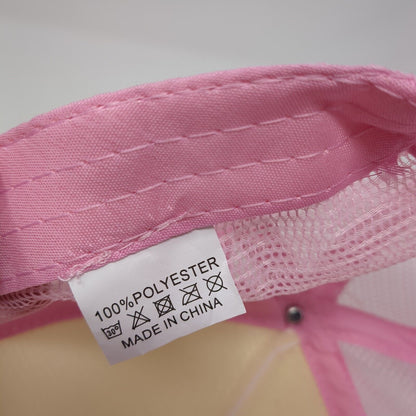 MILF Man I Love Fishing Snapback Trucker Hat Pink One Size Adjustable Mesh Back