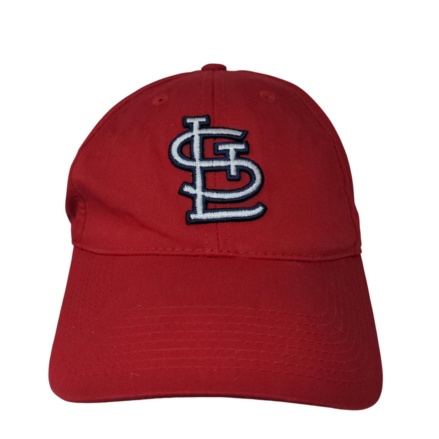 Team MLB St Louis Cardinals Strapback Hat Red Embroidered Logo OSFM