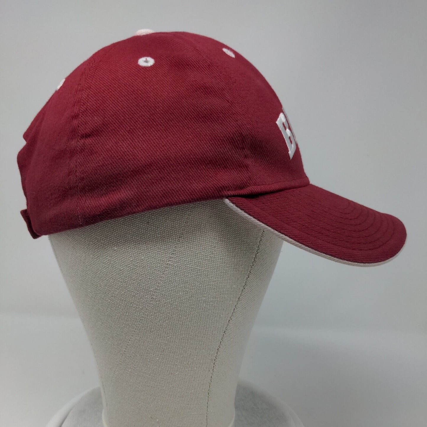 Bama Alabama Crimson Tide Strapback Hat Red Embroidered Logo NCAA