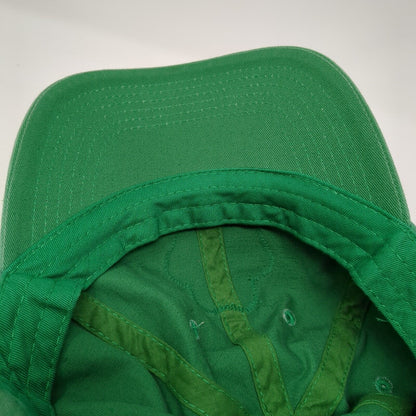 Clover Logo Patch Slideback Hat Green One Size Adjustable 6 Panel