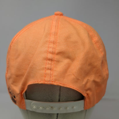 RCC INC Trucker Orange One Size Treat Me Right Snapback Flat Brim Hat USA Made