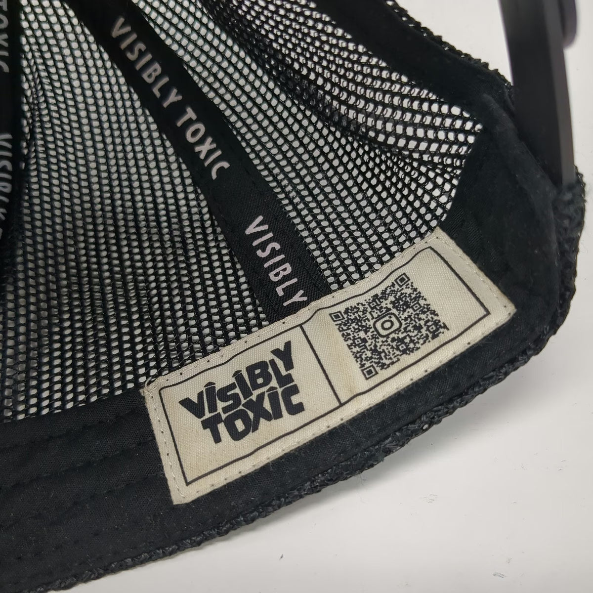 Visibly Toxic Trucker Hat Black One Size USS Blackout 48HR Bender Scrambled Eggs