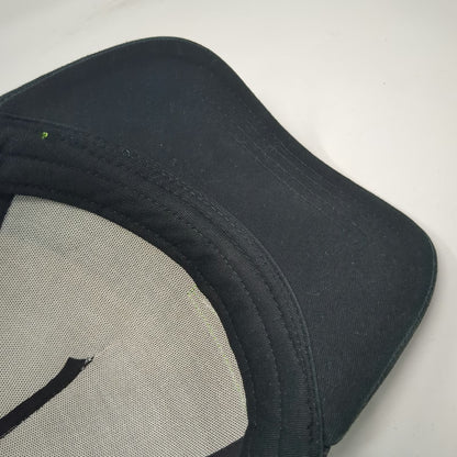 Pukka Trucker Hat Black White Blue Green One Size Sun Valley Idaho Mesh Snapback