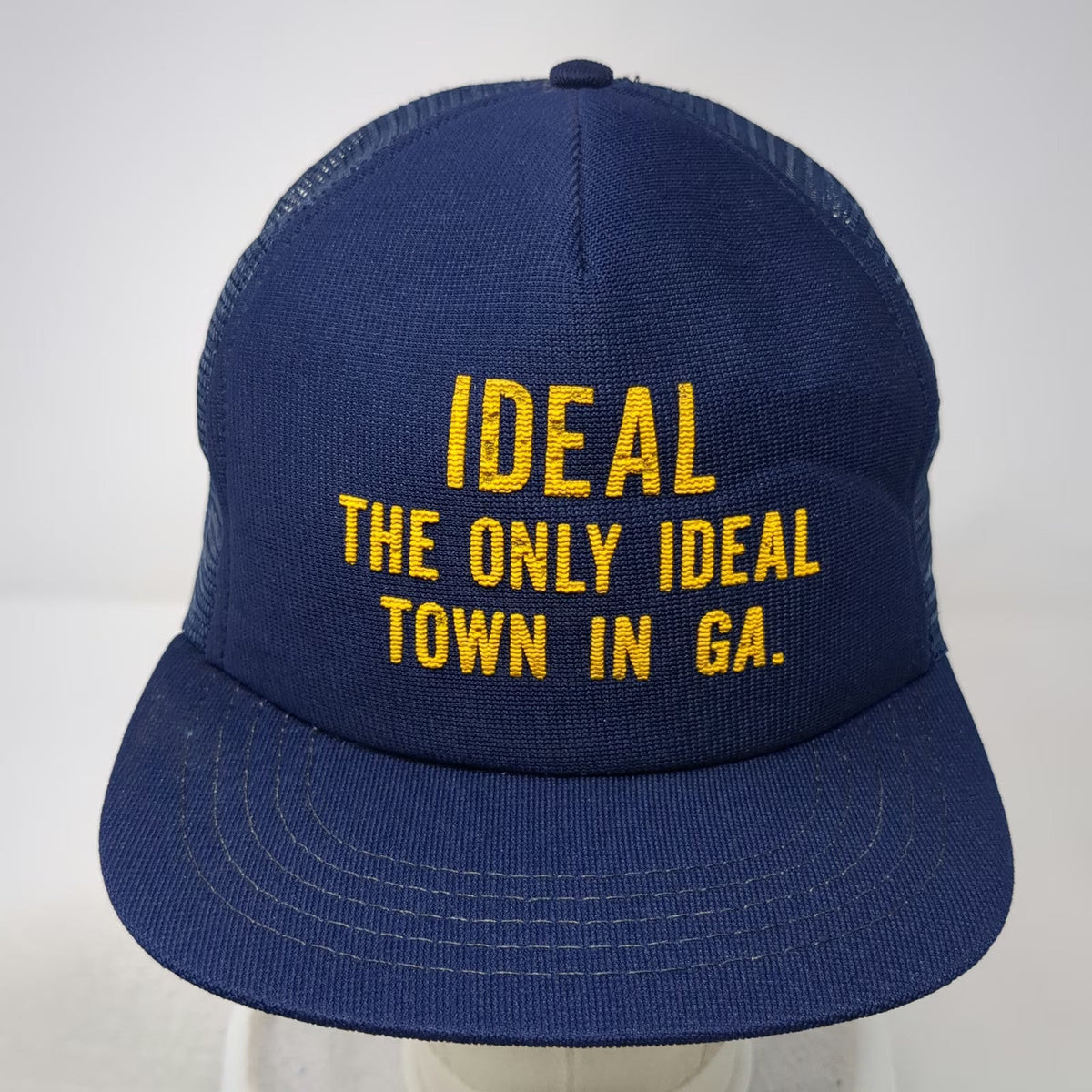 Headwear Network 1 Trucker Hat Blue One Size Ideal Georgia Mesh Snapback USA Hat