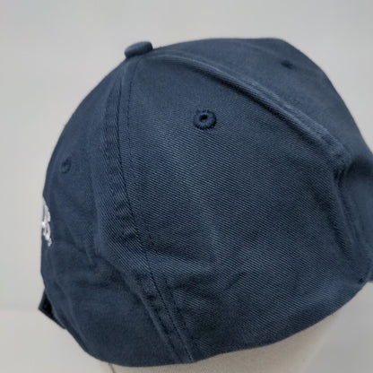 United Pipe & Supply Strapback Hat Blue OSFA Adjustable Embroidered