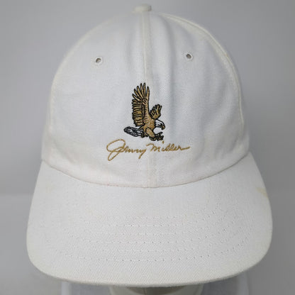 Texace Cap White OSFM Johnny Miller Eagle Signature Golf Hat Vintage Made In USA