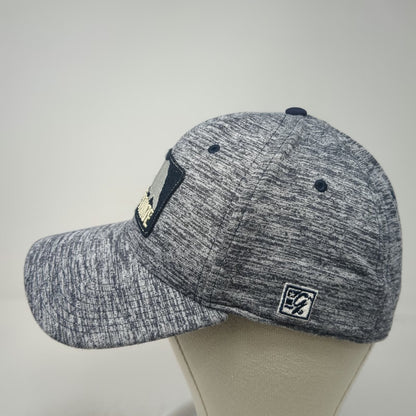The Game Baseball Cap Gray M Lake Tahoe Bear Red Hut A-Flex Stretch Fitted Hat