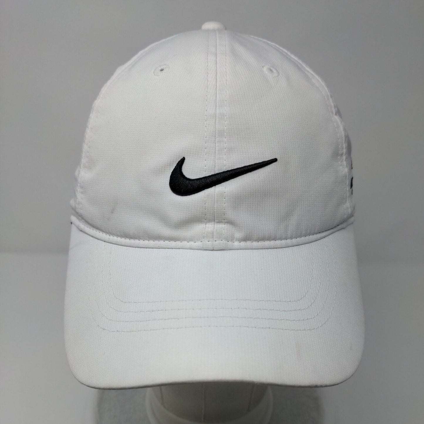 Nike Golf Strapback Hat White OSFM Mountain America Credit Union