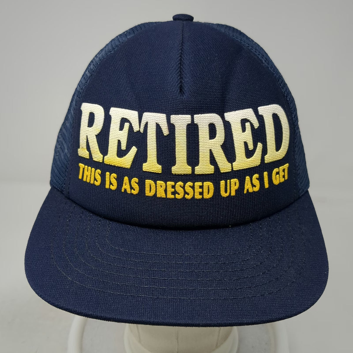 Blue Trucker Hat One Size Retired This Is As Dressed Up As I Get Mesh USA Made
