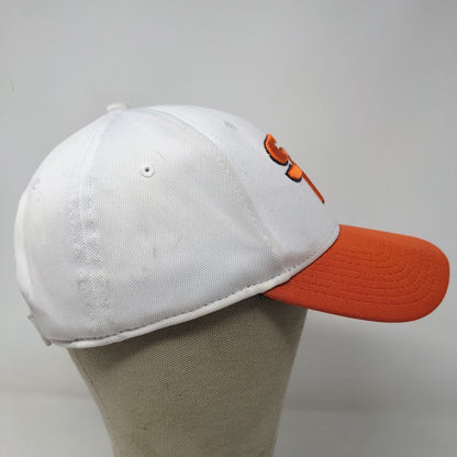 OC Sports Teamgreen Men's Strapback Hat White Orange OSFM Embroidered SF Logo