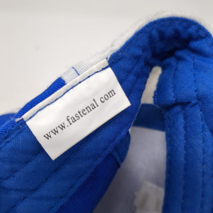 Fastenal Snapback Hat Blue One Size Adjustable Embroidered 6 Panel