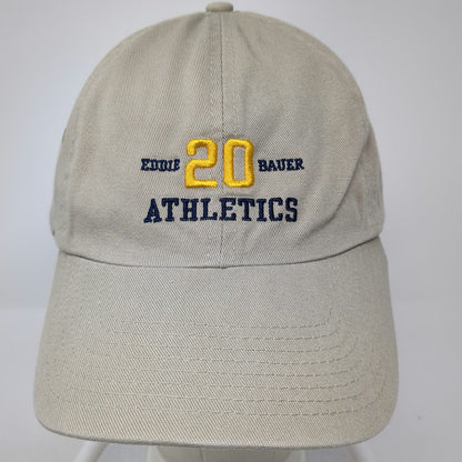 Eddie Bauer Baseball Cap Beige OSFM Athletics 20 Embroidered Cotton Slideback