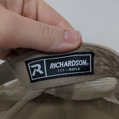 Richardson Snapback Mesh Back Trucker Hat Multi M/L Embroidered Colorblock