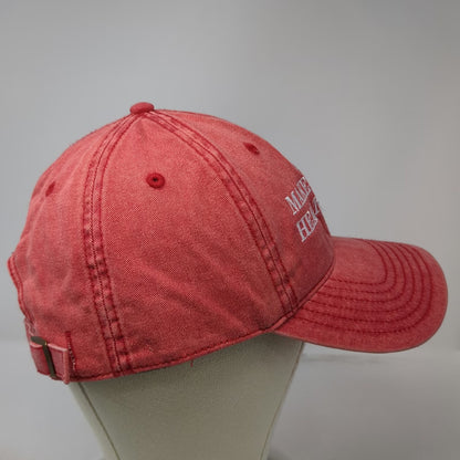 Otto Baseball Cap Red One Size Make America Healthy Again Kennedy Slideback Hat