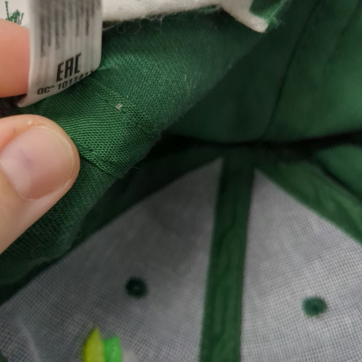 SOL'S CMPC Logo Baseball Cap Green One Size Slideback Cotton Hat Embroidered