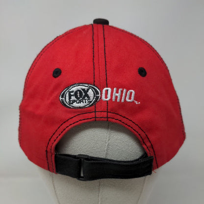 Cincinnati Reds Strapback Hat Red Gray Embroidered Mr. Redd Fox Sports Ohio MLB
