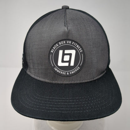 Black Box VR Fitness Immerse & Emerge Snapback Hat Black OSFA Adjustable 6 Panel