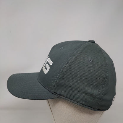 PING Fitted Hat Gray L-XL Embroidered Sensorcool Vented Holes 5 Panel