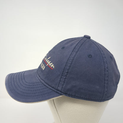 Cape Henlopen Strapback Baseball Cap Blue One Size Adjustable Embroidered Jhats