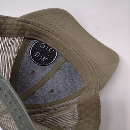 BRCC Snapback Mesh Back Trucker Hat Multi M/L Embroidered Richardson