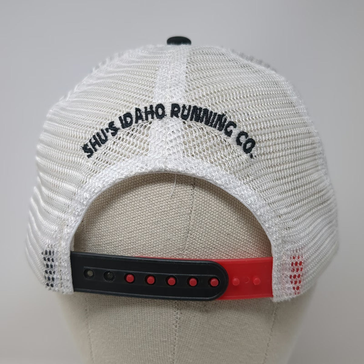 Saucony Trucker Hat Black One Size Mesh Snapback Boco Shu's Idaho Running Co