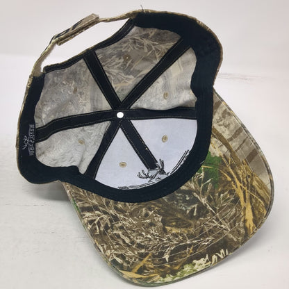 Mule Deer Foundation Baseball Cap Brown Green One Size Camo Strapback Hat