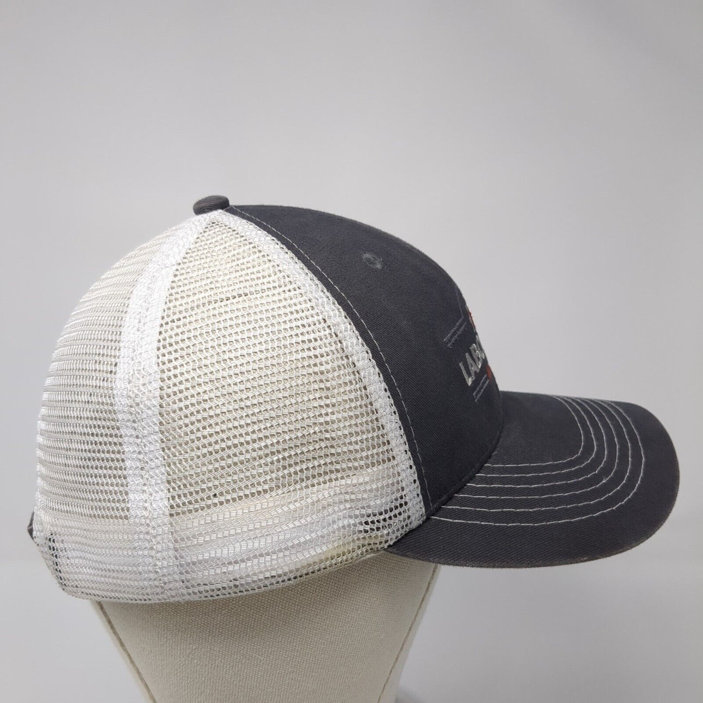 Laborworks Always Available Strapback Mesh Back Trucker Hat Gray One Size