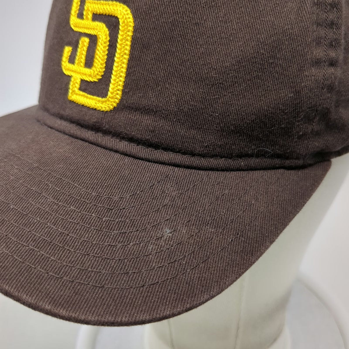 San Diego Padres MLB New Era 5 Panel Brown One Size Snapback Hat Embroidered SD