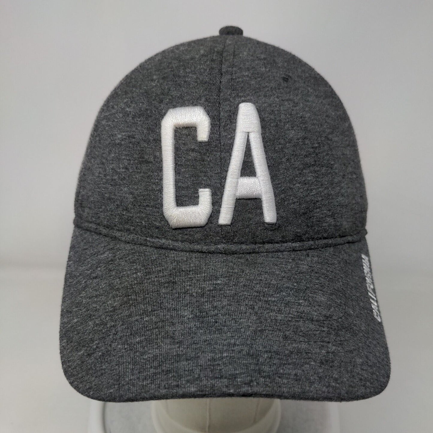 CA California Slideback Hat Gray OSFM Embroidered 6 Panel Home Free