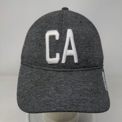 CA California Slideback Hat Gray OSFM Embroidered 6 Panel Home Free