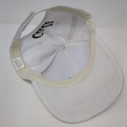 California Republic Bear Strapback Hat White OSFA Solid Embroidered