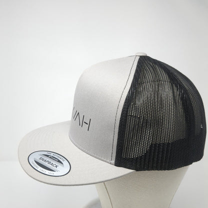 UKIAH Snapback Trucker Hat Gray OS Adjustable Mesh Back The Classics Yupoong