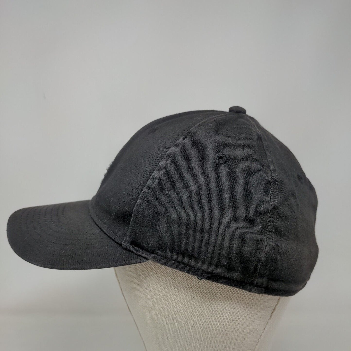 Billabong Fitted Hat Black Large/XL Embroidered Logo 6 Panel Vent Holes