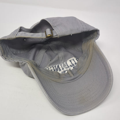 Billings MT Slideback Baseball Cap Gray One Size Adjustable Embroidered 6 Panel