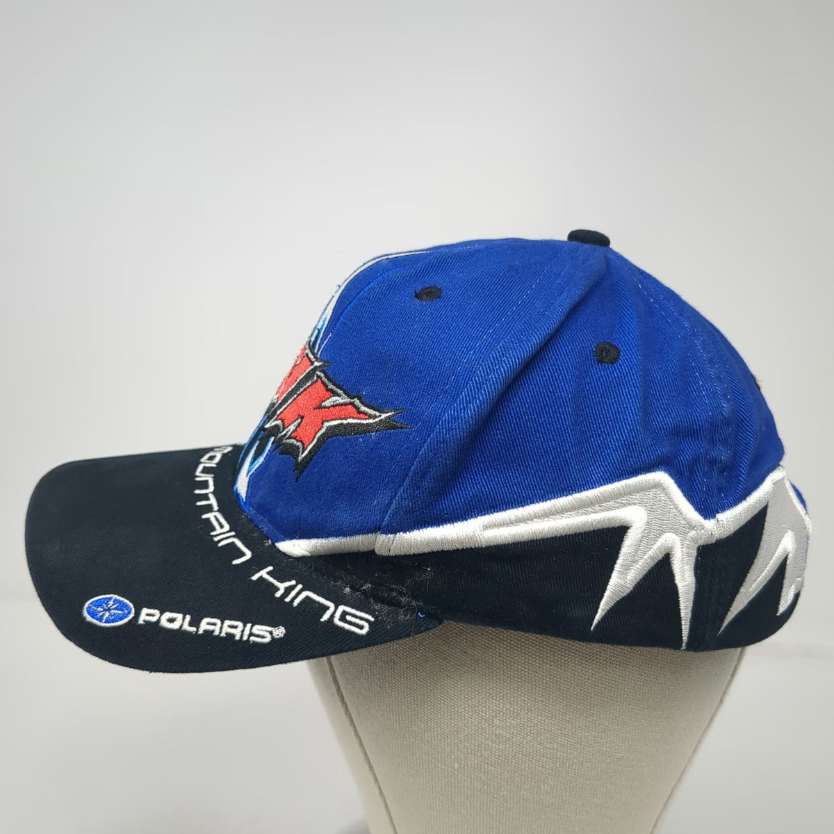 Pure Polaris RMK Rocky Mountain King Blue Baseball Cap One Size Strapback Hat