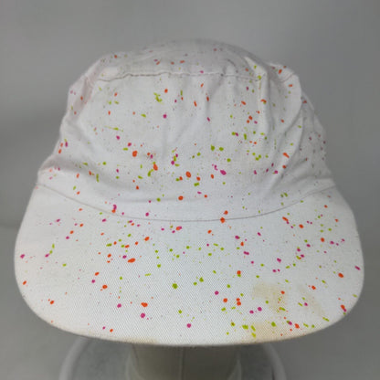 Sports Cap Army Cadeta Hat Multicolor OSFA Adjustable Splatter Paint Blank