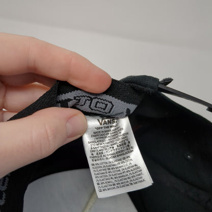 VANS Off The Wall Est. Since Sixty-Six Snapback Hat Black One Size 110 Flexfit