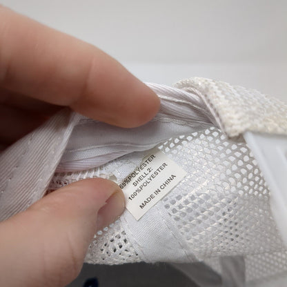 Sweet Caps Snapback Mesh Back Trucker Hat Blue One Size Colorblock Blank