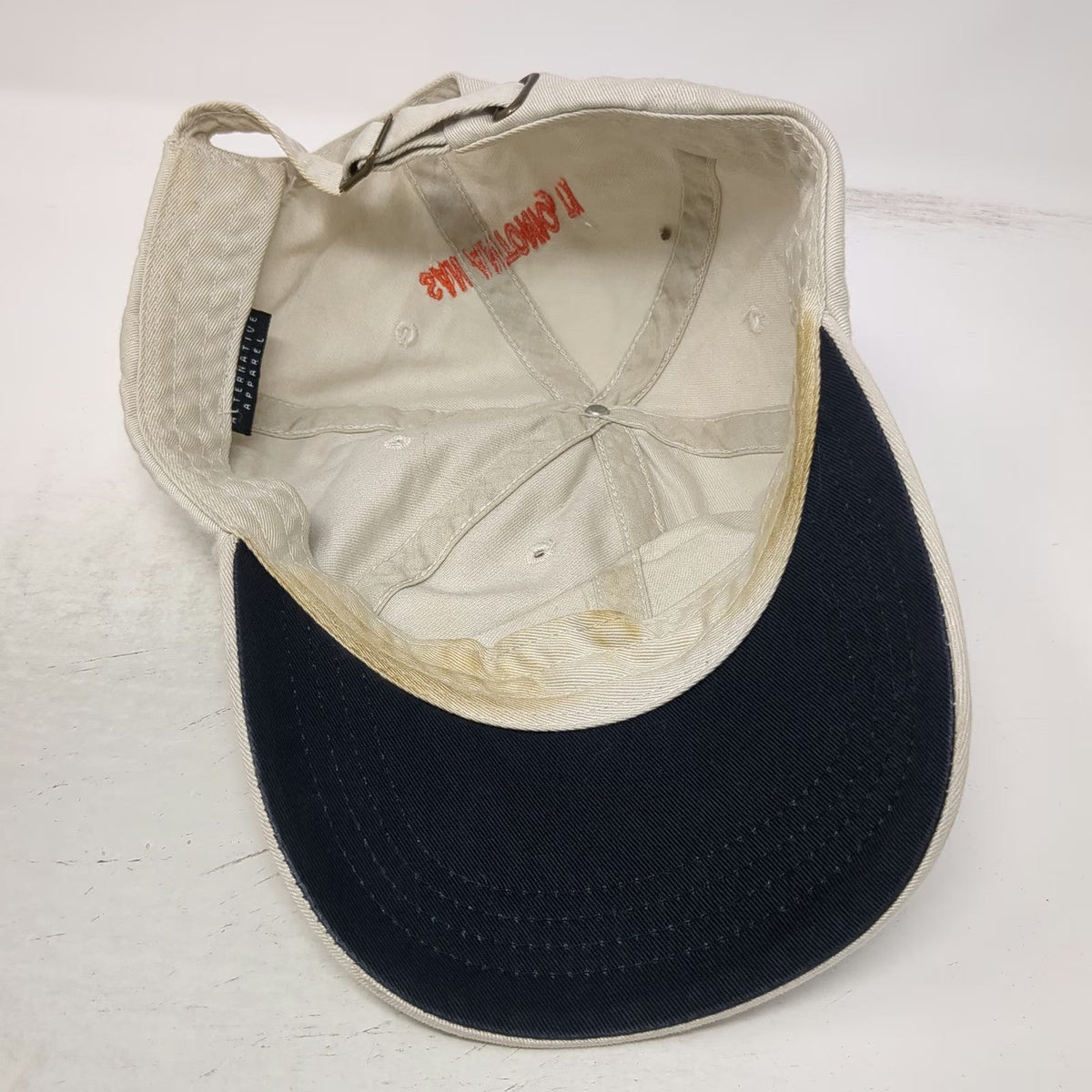 Alternative Apparel Hooters San Antonio TX Baseball Cap Beige One Size Logo Hat