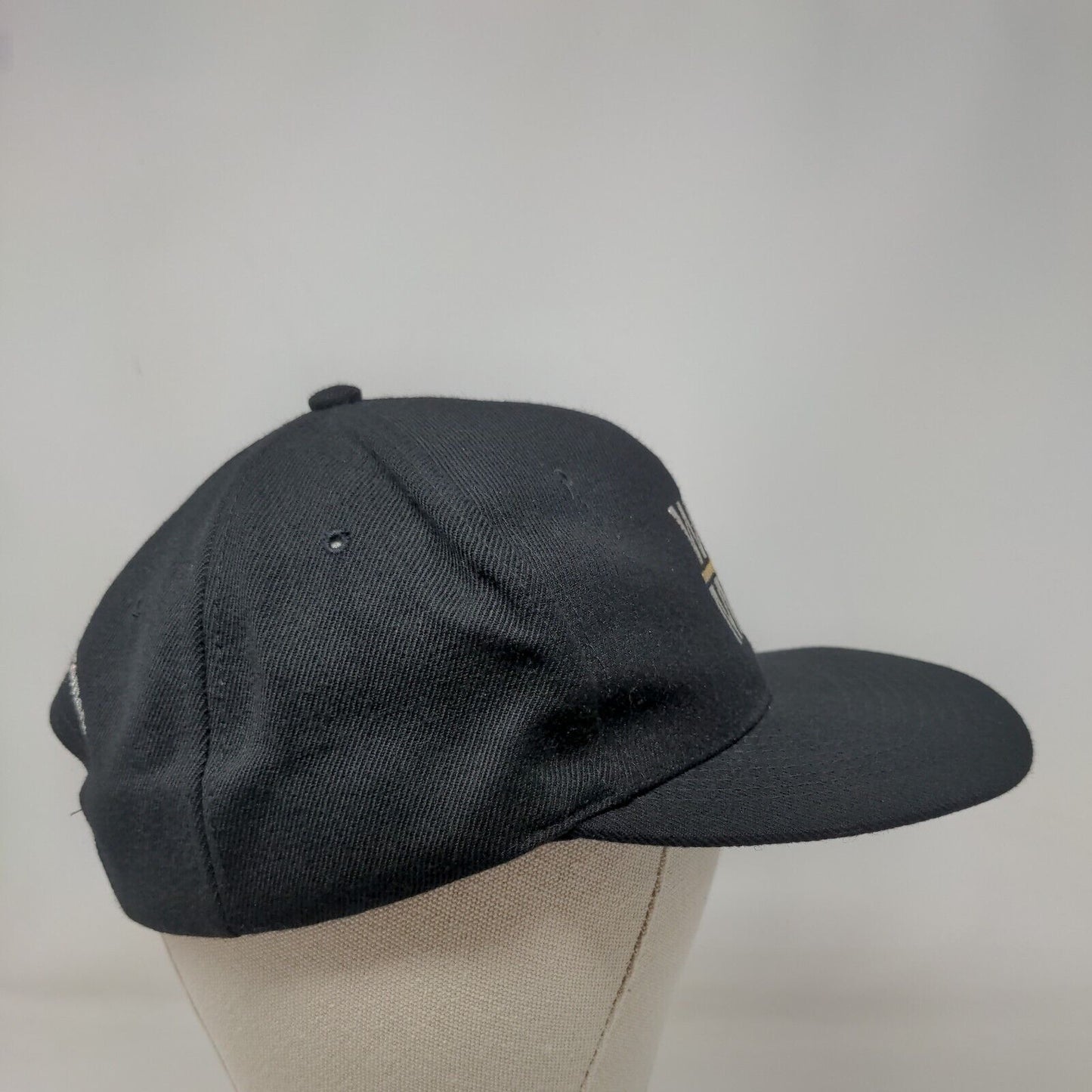 W.F. Leopold Management Snapback Hat Black One Size Embroidered Nissun