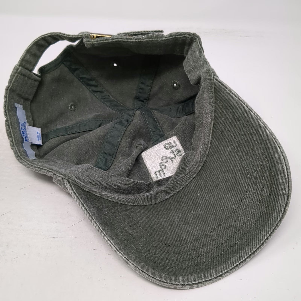 Port & Company Baseball Cap Green One Size Upstream Alliance Hat Slideback
